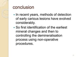 Incipient caries | PPT