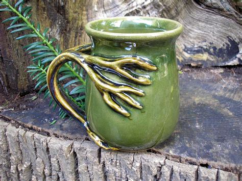 Nature Lover's Handmade Tree Mug