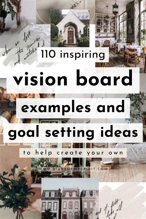 110 Inspiring Vision Board Examples and Ideas for 2023 in 2024 | Vision board examples, Creating ...