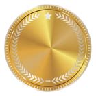 Gold Seal Badge with Decoration PNG Clipart Image | Gallery Yopriceville - High-Quality Free ...