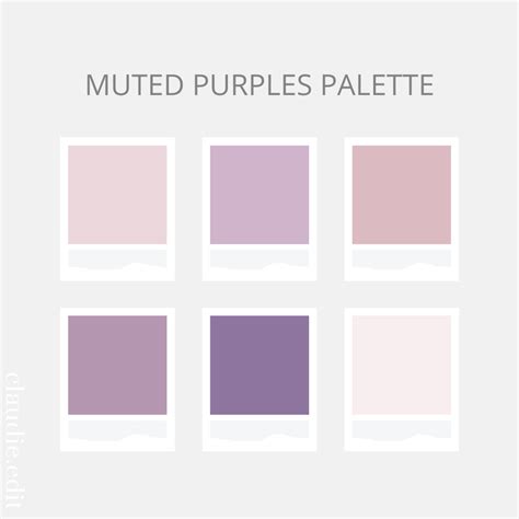 Muted Purples Palette Hex Codes (free) - Claudie♡'s Ko-fi Shop - Ko-fi ...