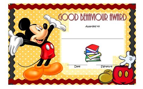 Good Behaviour Certificate Editable Templates Free [10+ BEST DESIGNS] – Fresh & Professional ...