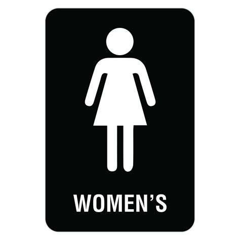 Female Bathroom Sign Printable