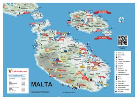 Malta A4 Map by Malta Tourism Authority - Issuu