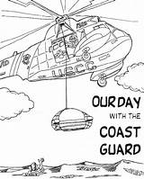 Coast Guard Helicopter Coloring Page sketch template