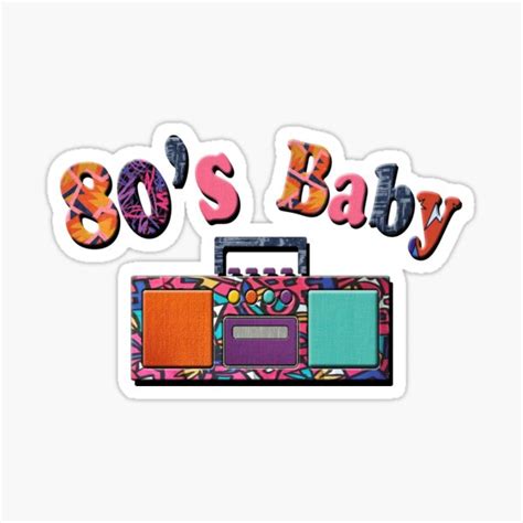 "80's Kids Graffiti Boombox" Sticker for Sale by artbyomega | Redbubble