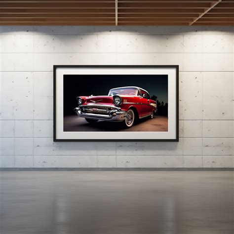 1957 Chevy, Classic Bel Air, Vintage Chevrolet, Antique 1957 Car ...