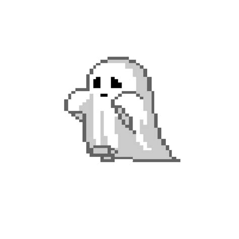 Ghost Pixel art GIF Image - cute pixel png download - 640*640 - Free Transparent Ghost png ...