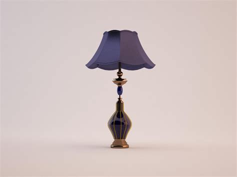 Table lamp with shade 3D model 3D Model $20 - .max .fbx .obj - Free3D