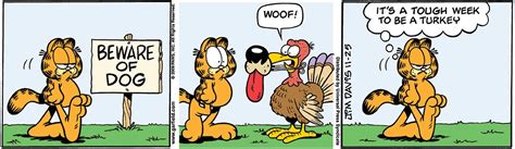 Garfield Thanksgiving Comic Strip