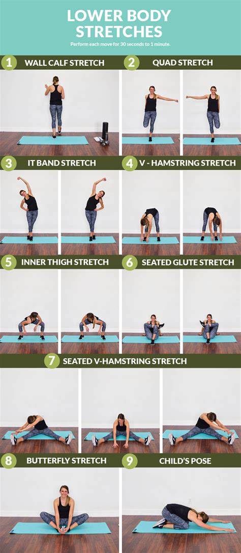 Lower Body Stretches - Afitcado