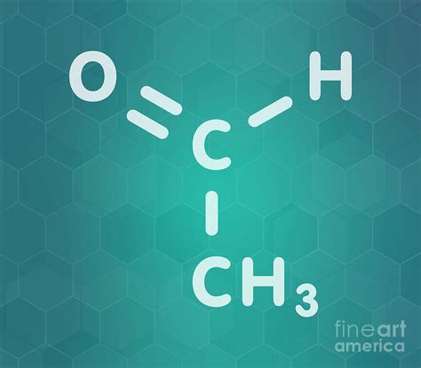 Acetaldehyde Molecule Photograph by Molekuul/science Photo Library - Fine Art America