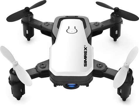 SIMREX X300C Mini Drone with Camera WIFI HD FPV Foldable RC Quadcopter RTF 4CH 2.4Ghz Remote ...