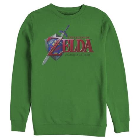 Men's Nintendo Legend Of Zelda Ocarina Of Time Sweatshirt : Target