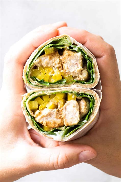 Healthy Chicken Wrap - Green Healthy Cooking