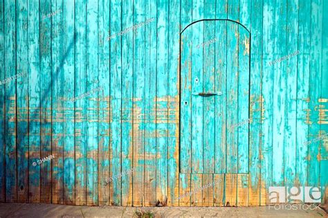 Wooden paint door of old house, France, Stock Photo, Picture And Low Budget Royalty Free Image ...