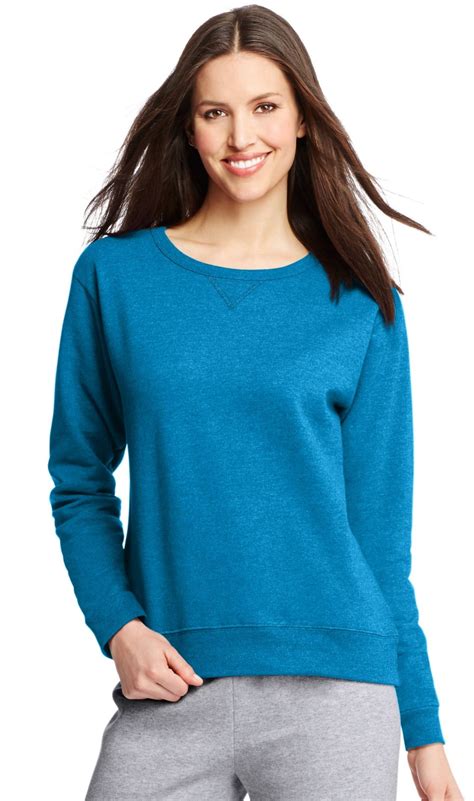 Hanes ComfortSoft EcoSmart Women's Crewneck Sweatshirt - Walmart.com