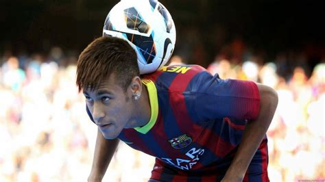 Neymar with ball wallpaper (3) - Neymar Wallpapers