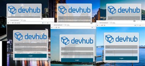 DevHub Login Screen - The Hub of Activity