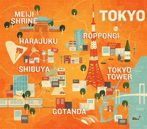 Tokyo Tourist Map Interactive - Navigating the Vibrancy of Japan's ...