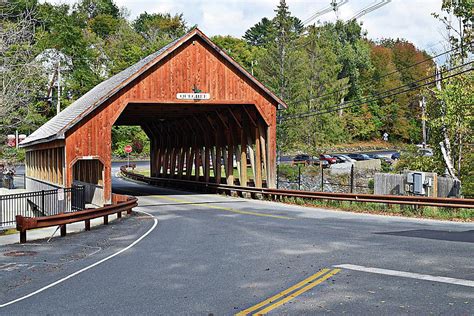 Quechee Covered Bridge Photograph by Randy Dyer