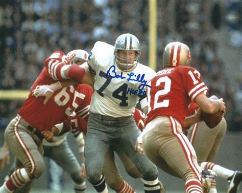 Autographed Signed Bob Lilly 8X10 Dallas Cowboys Photo