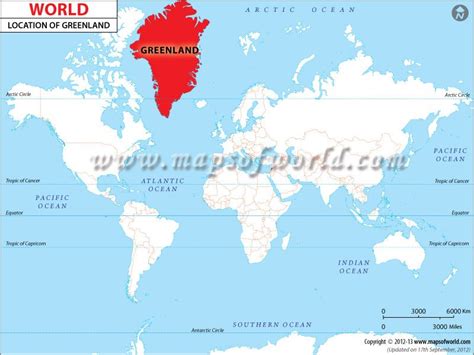 Where is Greenland | Where is Greenland Located | Location map, World map, World