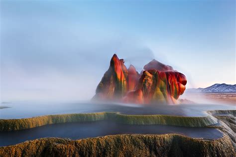 Fly Geyser, Nevada - WorldAtlas