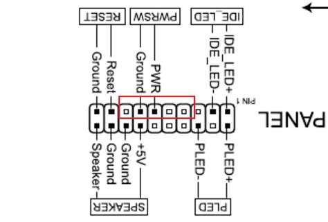 ‎how to connect a Dell 9 pin front panel power switch to 20-8 pin ASUS motherboard front panel ...