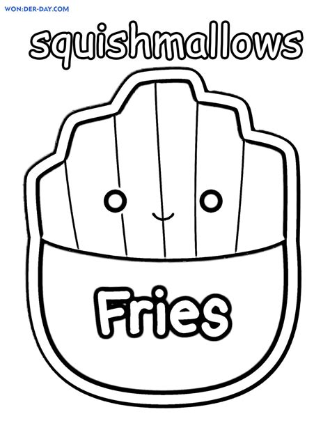 Squishmallows coloring pages - Printable coloring pages