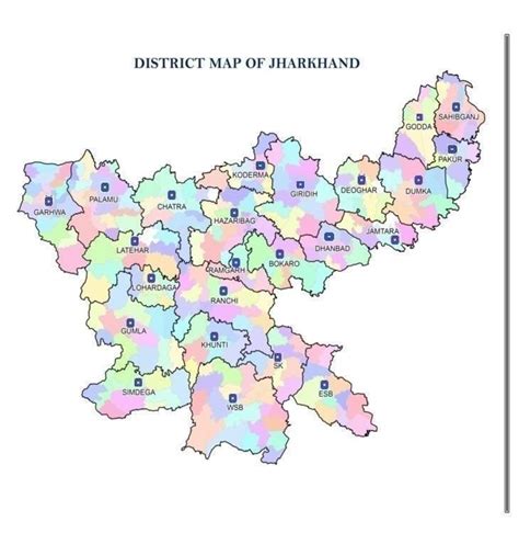 List of Districts of Jharkhand With Map, Check Now