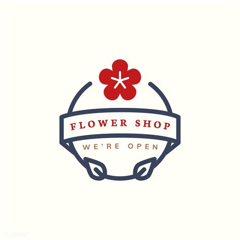 Flower shop logo design vector | free image by rawpixel.com | Shop logo ...