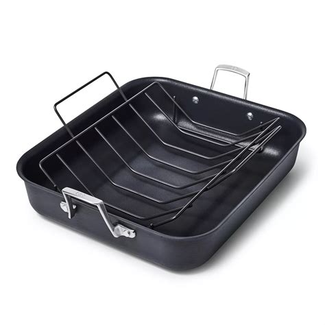 Calphalon Premier Hard Anodized Nonstick Roaster with Rack | Sur La Table