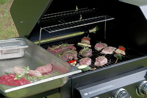 Bringing Cooking Along with the Cuisinart Petit Gourmet Portable Gas Grill, CGG-180 - Smoky Flavors