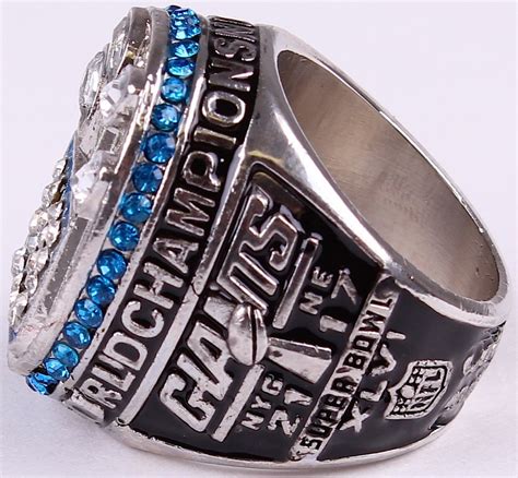 Eli Manning Giants High Quality Replica 2011 Super Bowl XLVI Ring ...