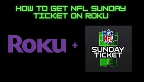 How to Watch NFL Sunday Ticket on Roku With DirecTV - TechOwns