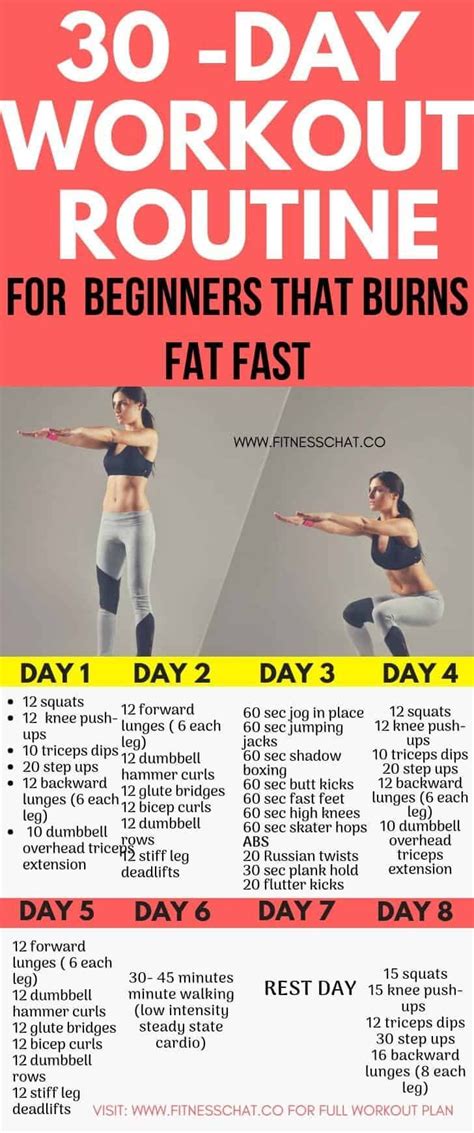 Lose weight fast with this 30-Day Fat Burning Workout Routines for Beginners. Join the 30 day ...