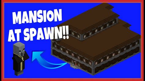 MANSION SEED AT SPAWN! (Minecraft Bedrock/Pocket Edition) (NEW!) - YouTube