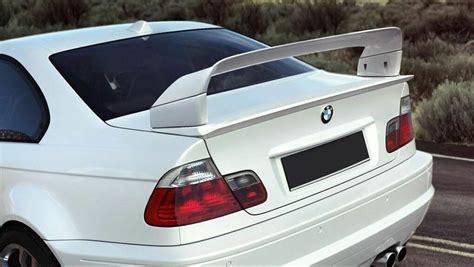 LTW GT Style Big High Kick Rear trunk Spoiler wing for BMW E46 Coupe ...