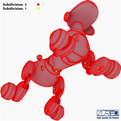 Zoomer Robot Dog Dalmatian - 3D Model by Zurel