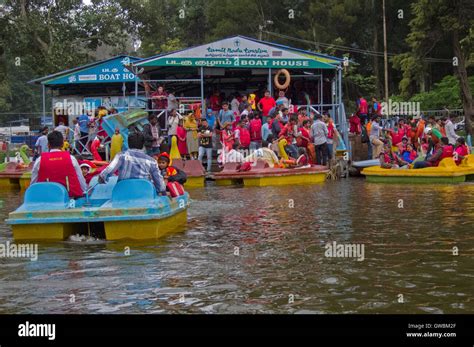 Boating in Kodaikanal Lake Stock Photo - Alamy