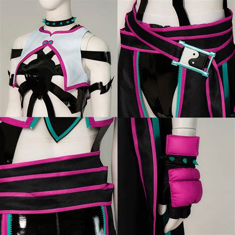 Street Fighter 6 Juri Han B Edition Cosplay Costume – Winkcosplay