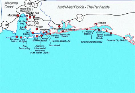 Panhandle Beaches Florida Map Florida Map | Maps Of Florida