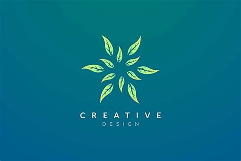 Modern Flower And Leaf Logo For Multiple Businesses Vector, Modern ...