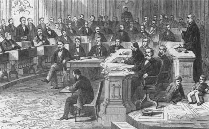 President Andrew Johnson Impeachment Trial: 1868 - Senate Tries ...