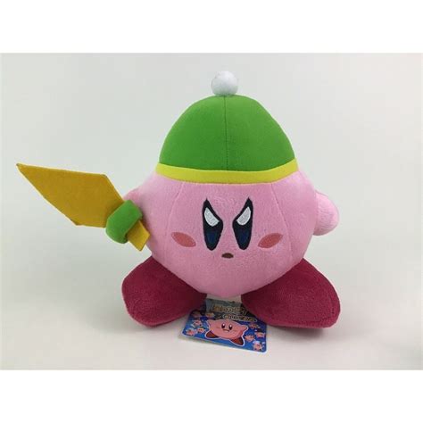 Sword Kirby Plush Kirbys Adventure 7.5 Stuffed Toy Japanese Nintendo Sanei Tags - Etsy