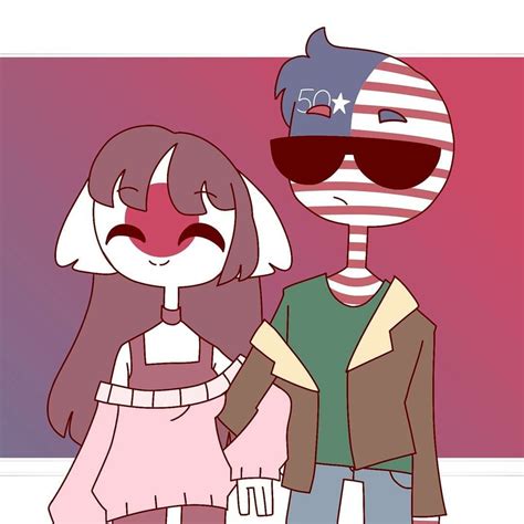 Ameripan - CountryHumans (America x Japan) Devil Aesthetic, Digital Art ...