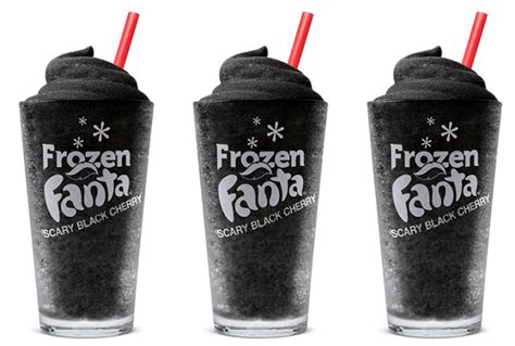 Burger King Reveals New Scary Black Cherry Frozen Fanta Ahead of Halloween