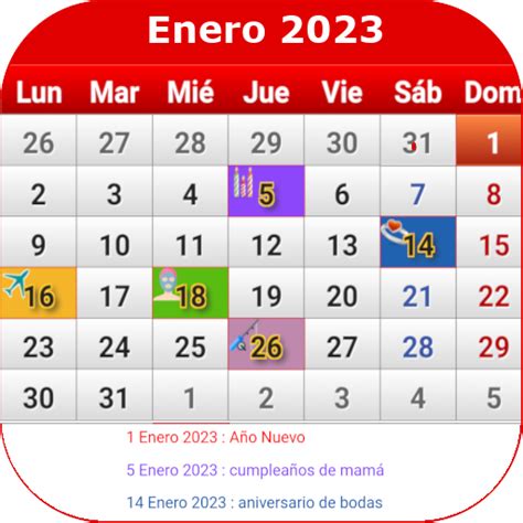 Mexico Calendario 2023 - Apps on Google Play