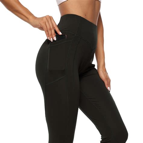 FITTOO Yoga Pants for Women Comfy High Waisted Leggings with Pockets ...